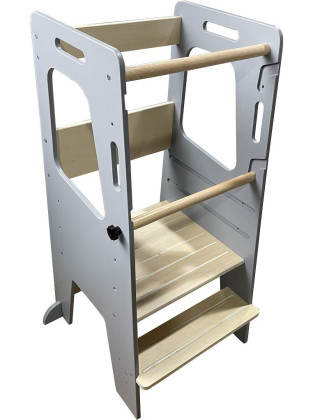 Rostoucí učící věž šedá 2Kids Toys