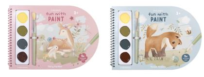 Omalovánky s vodovkami Little Dutch