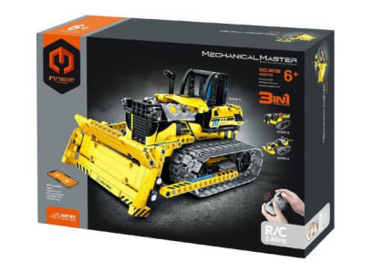 Stavebnice 3 v 1 programovatelný stavební stroj RC 2,4 GHz 452 dílků dob. pack iM.Master