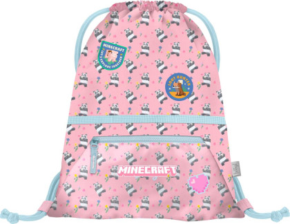 SET 3 Airy Minecraft Panda: batoh, penál, sáček Baagl