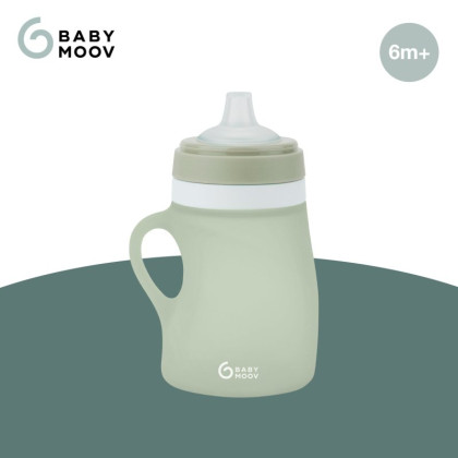 Silikonová láhev 150 ml Green Babymoov