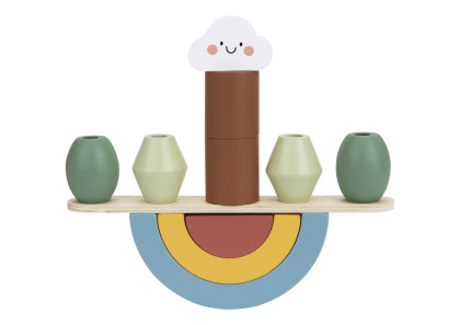 Balanční hra Zvířata Pastel