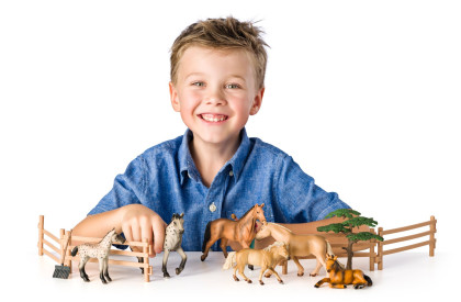 Sada koní s grošákem Faunica