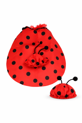 Set karneval - beruška Vel. M 110-120 cm