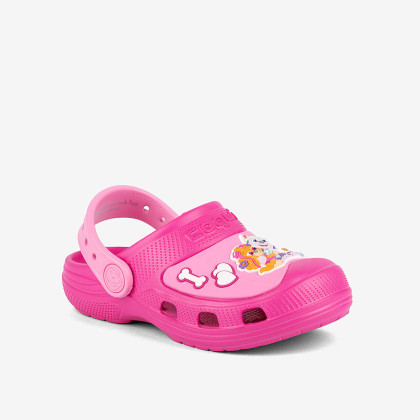 Dětské clogsy nazouváky Tlapková patrola maxi Skye růžová Coqui 