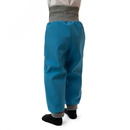 Rostoucí softshellové kalhoty Sport Turquoise Esito