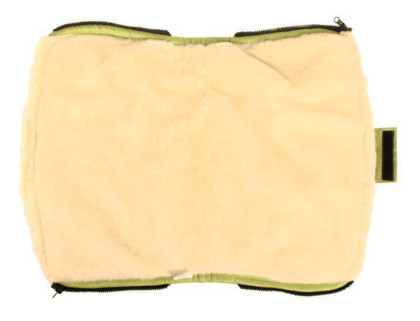 Merino rukávník na kočárek z ovčí/velbloudí vlny na zip 30 x 50 cm