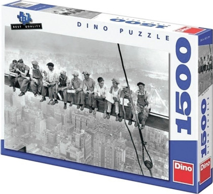Puzzle Dělníci na traverze 84x60cm 1500 dílků