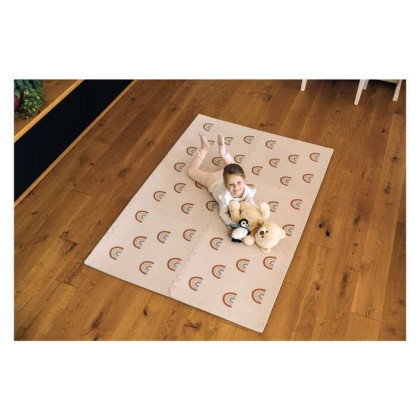 Free2Play Pěnová hrací podložka Puzzle 6 ks Rainbow FreeON
