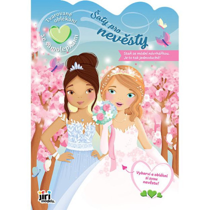 Tvarované oblékání se samolepkami Šaty pro nevěsty