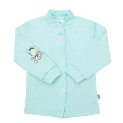 Kojenecký kabátek New Baby Donkey tyrkysový