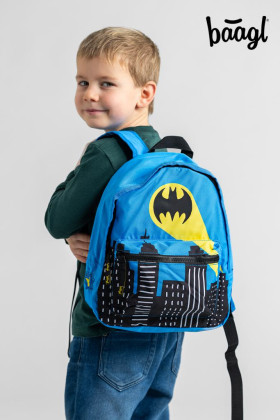 Předškolní batoh Batman modrý Baagl