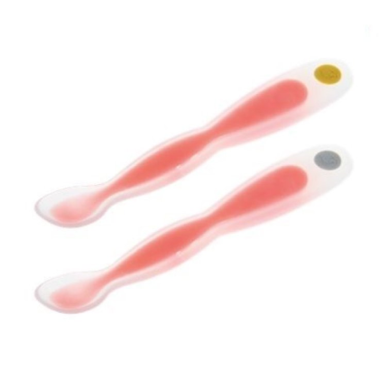 Lžičky s tepelným senzorem 2 ks Red Bebeconfort