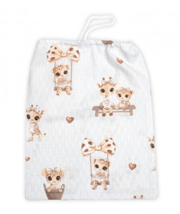 Bavlněný pytlík na přezůvky 40×32 cm