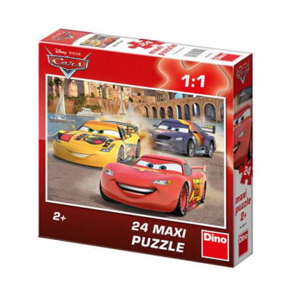 Puzzle Maxi Cars Veselý Blesk 24 dílků