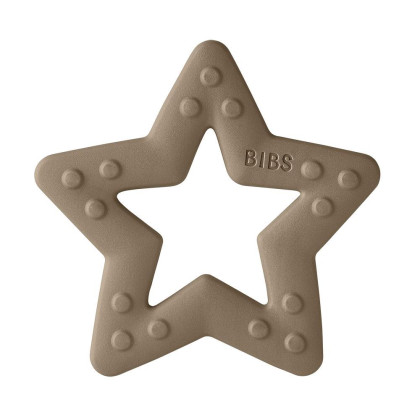 Silikonové kousátko Baby Bitie Bibs Star-dark-oak 