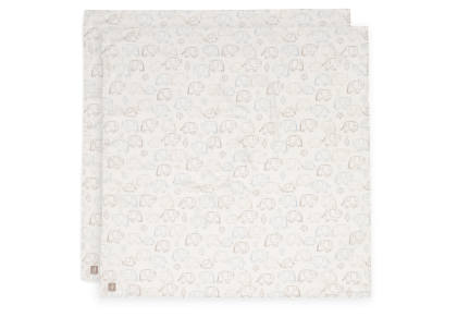 Pleny zavinovací 2ks 115x115 cm Jollein Elephant Tales