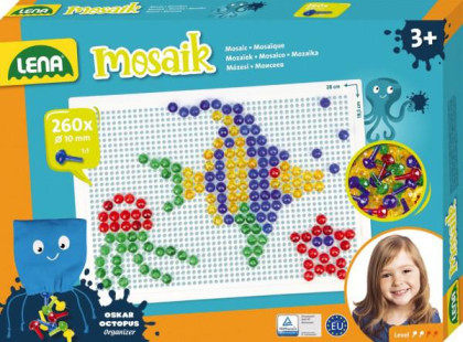 Mozaika klobouček 1cm krystal 260ks