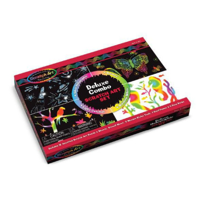Melissa & Doug Deluxe sada škrabacích obrázků 16ks