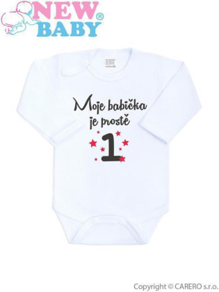 Body s potiskem New Baby Moje babička je prostě jednička