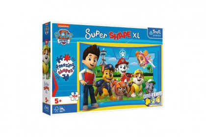 Puzzle 104 XL Super Shape Přátelé štěňat Tlapková patrola Trefl