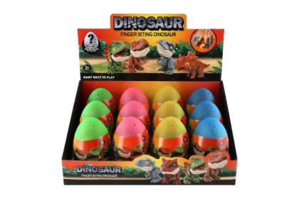 Dinosaurus kousací ve vajíčku 10 cm