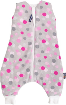 Letní spací pytel s nožičkami bambus šedý s puntíky Kaarsgaren 