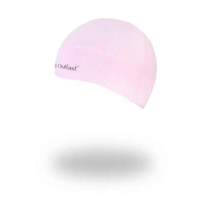Čepice tenká plochý šev Outlast®s UV faktorem 50+, růžová baby