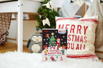 Magnetická kniha Vánoce – Christmas Magnetic Book Edukid