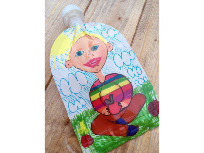 Plnitelná kapsička Domky 140 ml