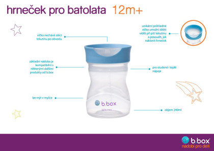 Univerzální sada na pití 3v1 240 ml B.box