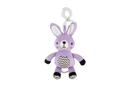 Natahovací hrací strojek plyš 30 cm závěs na postýlku/kočárek Babyted