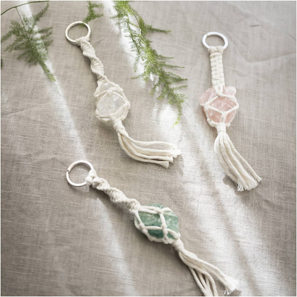 Kreativní sada Mini Craft Kit Macramé Key Rings Creativ Company