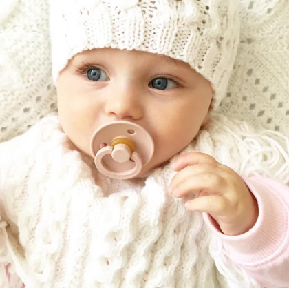 Bibs dudlíky silikon 2 ks De Lux 0-36 měsíců One Size