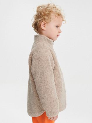 Fleecová bunda Theo Almond Milk Leokid