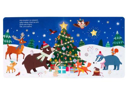 Moje blikající zvuková knížka Vánoce v lese Kasia Dudziuk, Maria Hoeck