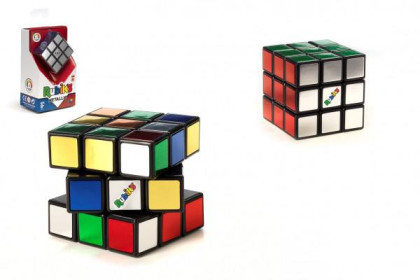 Rubikova kostka hlavolam 3x3x3 Metallic