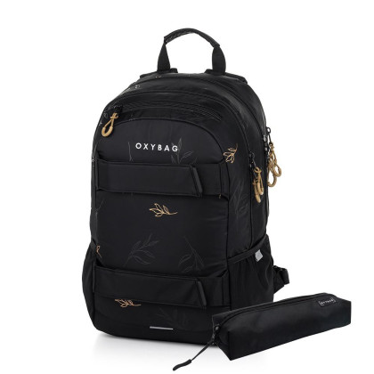 Studentský batoh + etue Oxy Sport Flowers