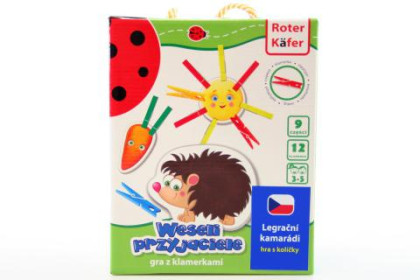 Hra s kolíčky Legrační kamarádi