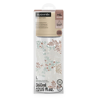 Kojenecká láhev Poetry 360 ml fyziol průtok L Suavinex