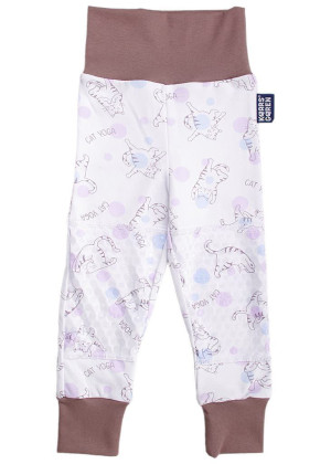 Protiskluzové kalhoty pro děti na lezení kočka jóga