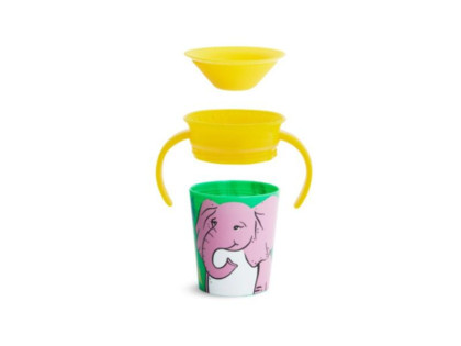 Munchkin - Juniorský hrneček WildLove 360° s oušky 177 ml