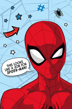 Dětský froté ručník do školky Spider-man 30 × 50 cm