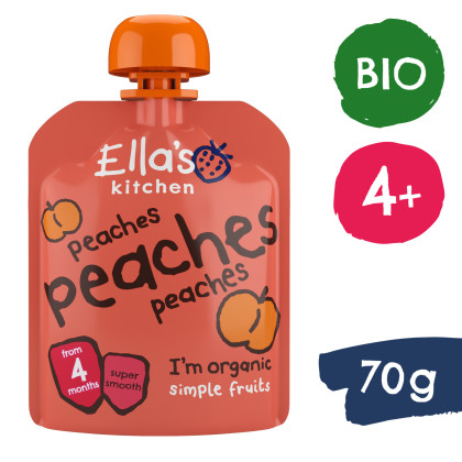 BIO Broskvová svačinka 70 g Ella's Kitchen