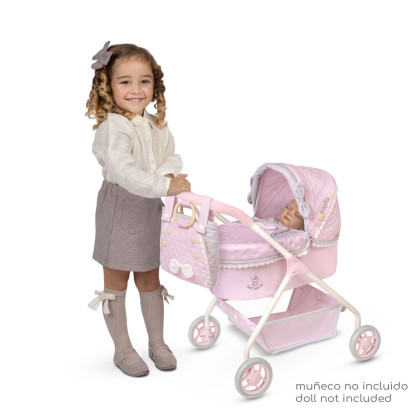 Můj první kočárek pro panenky s taškou Sophie 56 cm DeCuevas