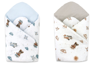 Novorozenecká zavinovačka bavlna Méďa pilot 