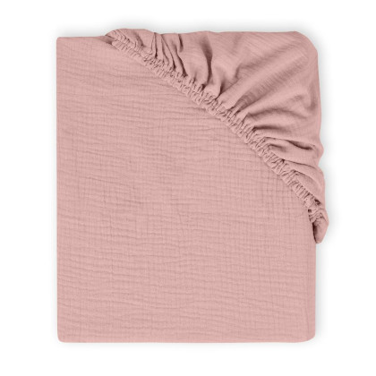 Mušelínové prostěradlo s gumou 60 x 120 cm BabyMatex