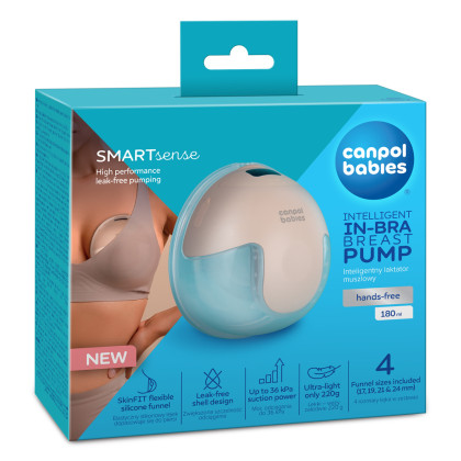 Elektrická odsávačka mateřského mléka do podprsenky SmartSense Canpol babies