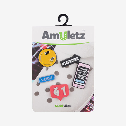 Amulety - ozdoby na boty Amuletz Social Vibes mix Coqui