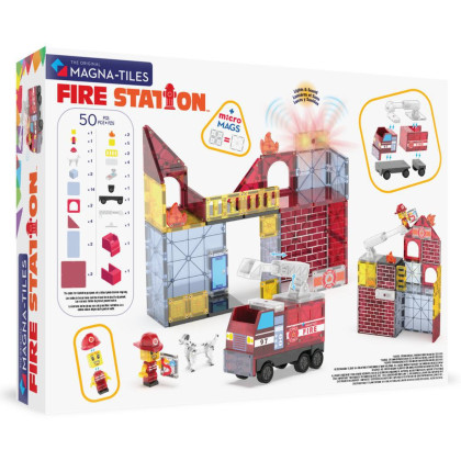 Magnetická stavebnice Fire Station 50 dílů